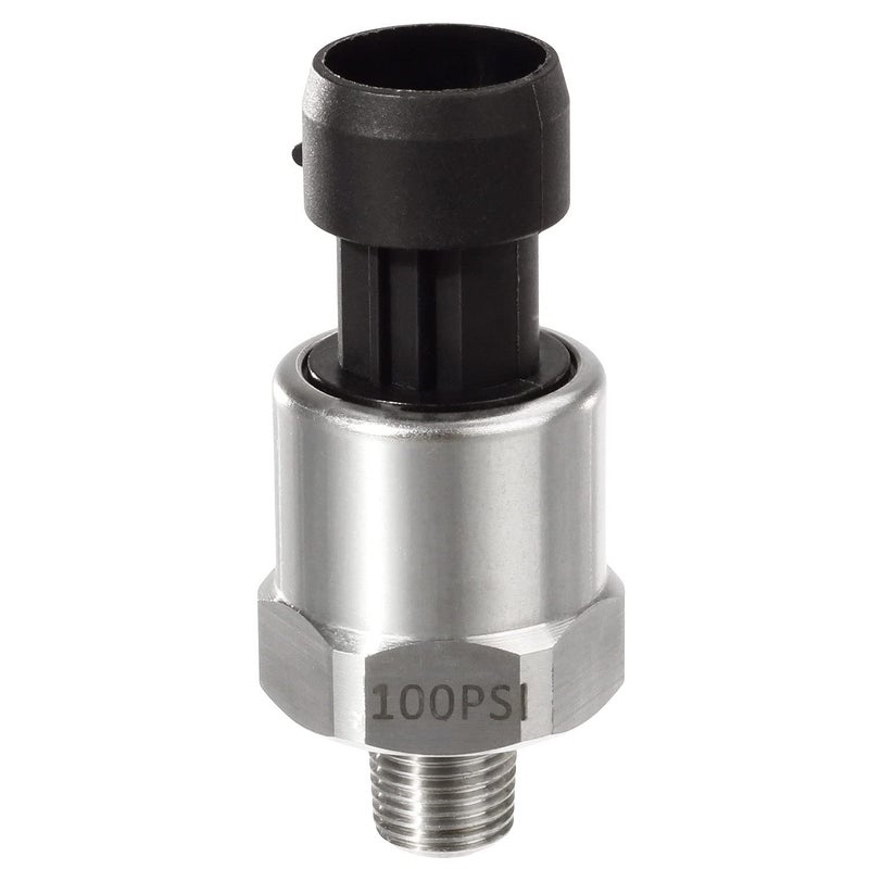 AUTEX 100psi Pressure Transducer Sensor, 0-100 Psi Pressure Sender 1/8" -27 NPT Oil Pressure Transmitter 316 Stainless Steel with Connector Harness Kit For Oil Fuel Air Water Pressure - Image 4
